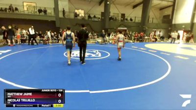 126 lbs Cons. Round 2 - Matthew Jaime, WA vs Nicolas Trujillo, CA