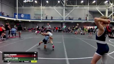 68 lbs Round 4 (8 Team) - Noah Ferrer, Iron Horse vs Connor Clark, Terps East Coast Elite