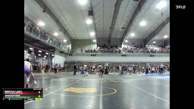 155 lbs Champ. Round 1 - Brentley Lahey, Rogue Warrior Wrestling vs Emerson Pena, Pleasant Hill Youth Wrestling Club