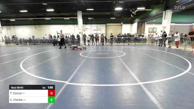 80 lbs Semifinal - Tyler Conzo, NY vs Cody Clarke, GA