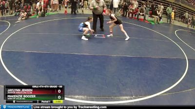 85 lbs Quarterfinal - Makenzie Boozer, Sons Of Atlas WC vs Jaylynn Jensen, Aviator Wrestling Club