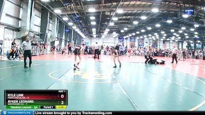 80 lbs Rd# 4- 2:00pm Friday Final Pool - Kyle Link, Maryland Black vs Ryker Leonard, Westshore D.S.