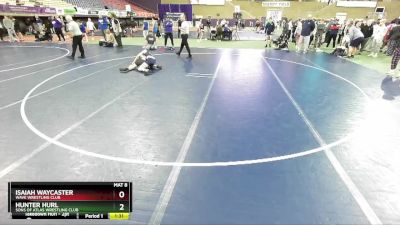 99-105 lbs Round 1 - Isaiah Waycaster, Wave Wrestling Club vs Hunter Hurl, Sons Of Atlas Wrestling Club