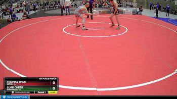 115 lbs Placement (4 Team) - Luke Cheek, Harrisburg vs Thomas Winn, Burns