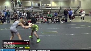 56 lbs Round 5 (6 Team) - Brylin Hipsher, Contenders WA Green vs Cruz Urioste, Get Hammered