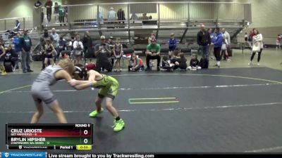 56 lbs Round 5 (6 Team) - Brylin Hipsher, Contenders WA Green vs Cruz Urioste, Get Hammered