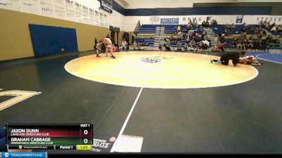 67 lbs 3rd Place Match - Jaxon Dunn, Lakeland Wrestling Club vs Graham Cabbage, Prometheus Wrestling Club