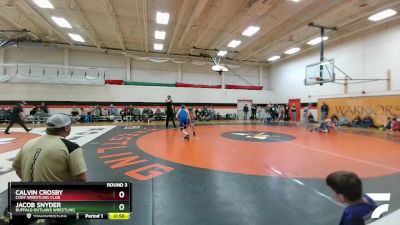 117-119 lbs Round 3 - Calvin Crosby, Cody Wrestling Club vs Jacob Snyder, Buffalo Outlaws Wrestling