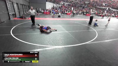 73 lbs Quarterfinal - Colton Miller, Mollitium Wrestling Club vs Dale Montemurro, B.A.M.