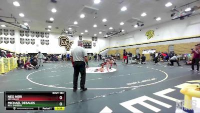 160 lbs Cons. Round 3 - Michael Desales, Bell Gardens vs Neo Neri, Simi Valley