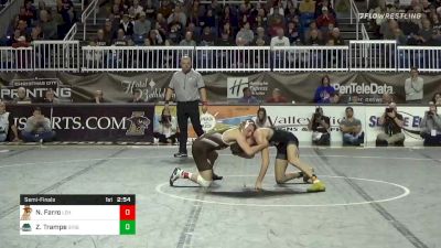 133 lbs Semifinal - Nick Farro, Lehigh vs Zack Trampe, Binghamton