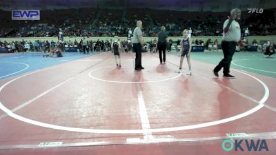 52 lbs 2nd Place - Lakely Kraft, Bridge Creek Youth Wrestling vs Sofie Mcnatt, Hurricane Wrestling Academy