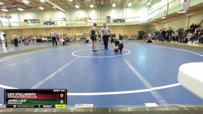 120-125 lbs Round 3 - James Lauf, EIERMAN ELITE vs Levi Stallworth, Tahlequah Wrestling Club