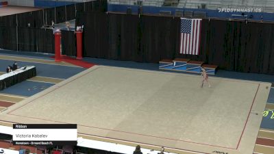 Victoria Kobelev - Ribbon - 2021 Rhythmic Elite Qualifier