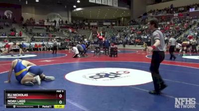 5A 215 lbs Semifinal - Eli Nicholas, Lakeside vs Noah Lagg, Mountain Home