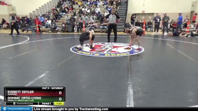 120 lbs Champ. Round 1 - Everett Zeitler, Aviators vs Dominic Ortiz-Lyons, Pinnacle Wrestling Club