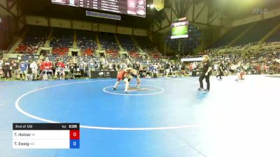 132 lbs Rnd Of 128 - Teague Holzer, Wisconsin vs Tristen Essig, Missouri