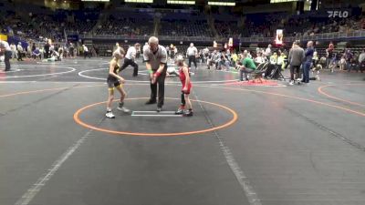 45 lbs Round Of 16 - Brody Bosley, West York vs Jack Fitzgerald, Kiski Area