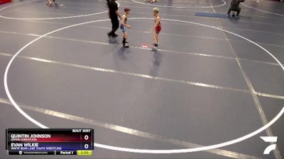 58 lbs Round 3 - Quintin Johnson, Grynd Wrestling vs Evan Wilkie, White Bear Lake Youth Wrestling