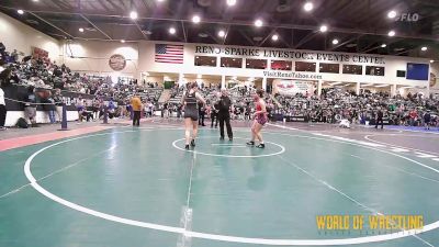 125 lbs Round Of 16 - ISABELLA MELEDEZ, Tulare Titans Wrestling Club vs Alexis Erwin, Swamp Monsters