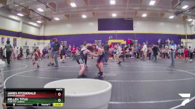 95 lbs Round 1 - James Fitzgerald, Gaston Grizzlies vs Kellen Titus, Cane Bay Cobras