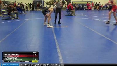 JV-7 lbs Round 1 - Brock Lansing, Assumption, Davenport vs Jack Buesing, West Delaware, Manchester