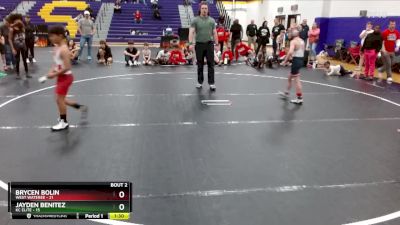 75 lbs Round 1 (6 Team) - Jayden Benitez, KC Elite vs Brycen Bolin, West Wateree