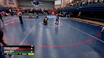 185 lbs Quarterfinal - Tiveopa Anthony, Dallas Skyline (Girls) vs Sasha Meza, Conroe (Girls)