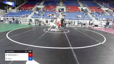 182 lbs Cons 32 #1 - Brock Gustaveson, Washington vs Rolando Lira, California