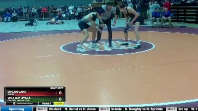 2 - 138 lbs Quarterfinal - Dylan Lane, Union vs William Ayala, Central (Woodstock)