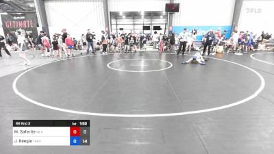 60 lbs Rr Rnd 2 - Maven Saferite, VA Hammers vs Jackson Beegle, The Hunt Wrestling Club