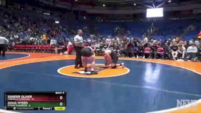 220 lbs Semis & 1st Wrestleback (8 Team) - Doug Myers, Fithian (Oakwood) vs Xander Oliver, Yorkville (Christian)