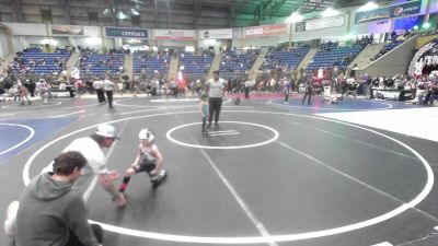 40 lbs Consi Of 4 - Teagan Stearns, Ridge Wrestling vs Zipp Martinez, Bear Cave