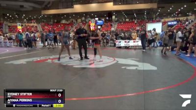 117 lbs Quarterfinal - Sydney Stifter, MO vs Aiyana Perkins, OK