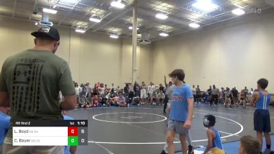 55 lbs Rr Rnd 2 - Leyton Boyd, K8 Short Time vs Chase Boyer, K8 Camp Reynolds