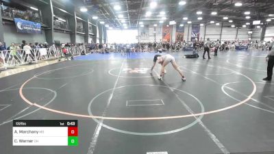 132 lbs Consi Of 64 #2 - Angelo Marchany, MD vs Carlton Warner, OH