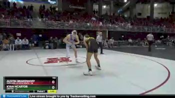 132 lbs Round 2 (3 Team) - Kyan McArtor, Gretna vs Austin Brakenhoff, Papillion-La Vista South