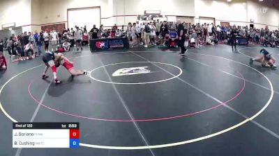 65 kg Rnd Of 128 - Jordan Soriano, Pennsylvania RTC vs Blake Cushing, Nebraska Wrestling Training Center