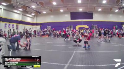 61/64/67 Semifinal - Reagan Parrish, Legacy Elite Wrestling vs Blayze Hyatt, Gaston Grizzlies