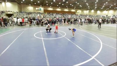 61 lbs Semifinal - Bentley Newman, Illinois Valley YW vs Isaiah Lucio, Gladiator WC (FL)