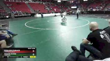 D2-160 lbs Champ. Round 1 - Ryan Routhieaux, Luxemburg-Casco vs Mason Evans, Tomahawk