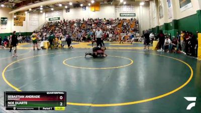 106 lbs Quarterfinal - Sebastian Andrade, Paramount vs Noe Duarte, Downey