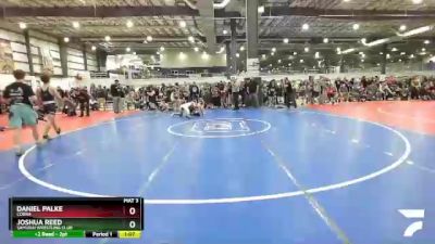 130 lbs Champ. Round 1 - Daniel Palke, Cobra vs Joshua Reed, Samurai Wrestling Club