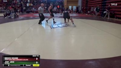 165 lbs Quarterfinal - Brock Moore, North Iowa Area Community College vs Joey Jens, Millikin