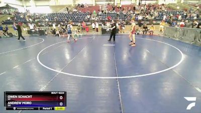 136 lbs Quarterfinal - Owen Schacht, WI vs Andrew Moro, OH