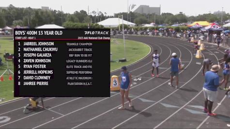 Youth Boys' 400m, Finals 1 - Age 13