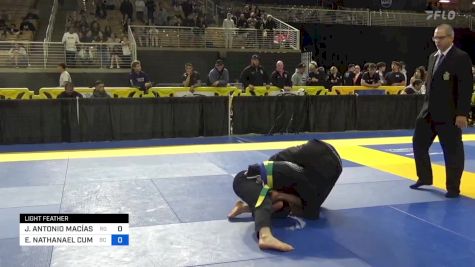 JORGE ANTONIO MACÍAS ARISTA vs ETHAN NATHANAEL CUMMINGS 2024 Pan Jiu Jitsu IBJJF Championship