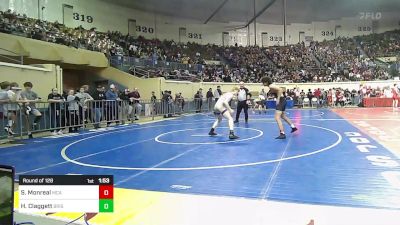 128 lbs Round Of 128 - Santiago Monreal, McAlester vs Hudson Claggett, Bristow