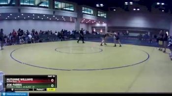 152 lbs Semis & Wb (16 Team) - Autumne Williams, Queen Bees vs Zoe Parris, Charlie`s Angels- GA Black