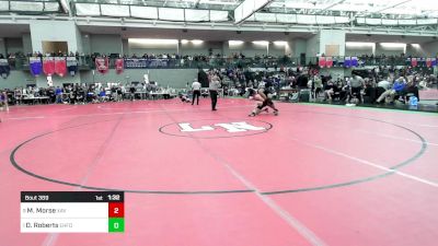 175 lbs Quarterfinal - Maximus Morse, Xavier vs Drayvn Roberts, East Hartford